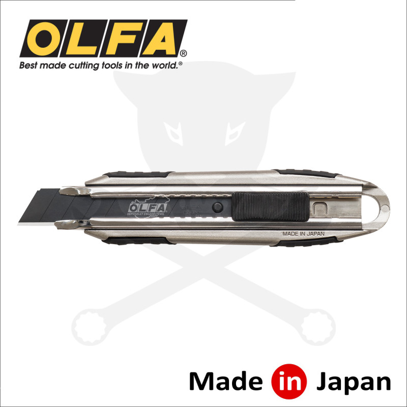 Vágókés OLFA 18 mm törh.penge, automata rögz. - erős aluházas XD