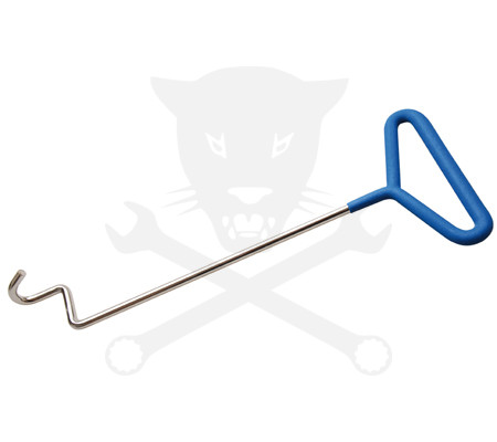 Kipufogó gumibeakasztó kampó BGS