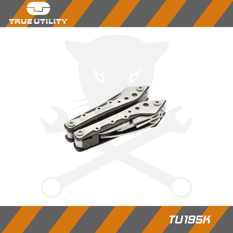 Multifunkciós szerszám, MINIMULTI 10in1 - Fekete-Ezüst - True