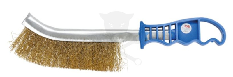 Drótkefe Féknyereg tisztító kefe - sárgaréz anyagból - 260 mm - BGS