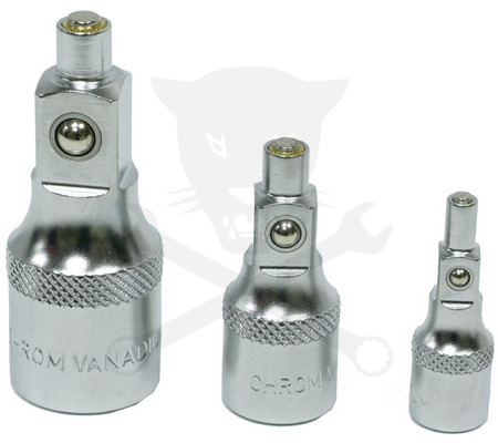 Toldószár készlet 3 db-os mágneses 1/4"-3/8"-1/2" - BGS