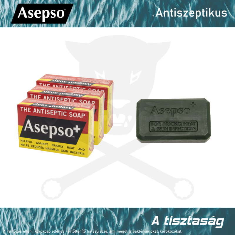 Szappan 3 db-os Asepso Original KÉZFERTŐTLENÍTŐ szappan 3x80 g