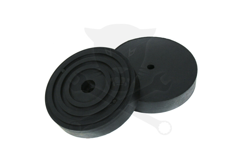 Gumipogácsa krokodil emelőhöz fekete 100 mm x 23 mm körkörös