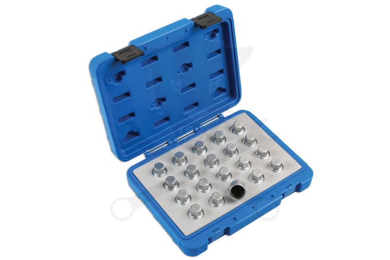 Kerékőr kulcs készlet Opel/Vauxhall gyári kerékőrökhöz 20 db 101-120