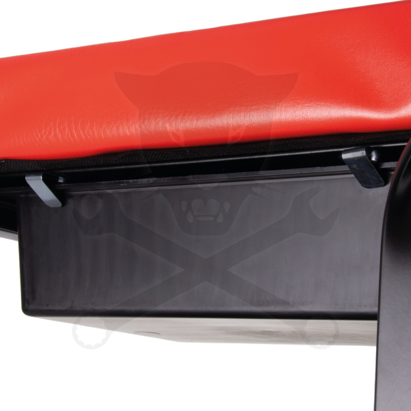 Szerelőszék szerszámtartós+1 fiókkal - 4 görgős - Torin Big Red BF22