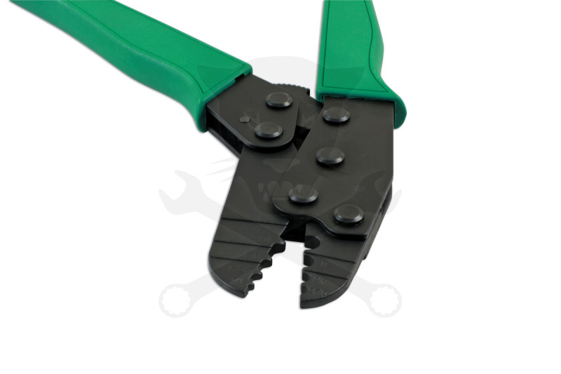 Fogó, saruzó - racsnis - szigeteletlen hengeresaruhoz DIN 0.25-10 mm2