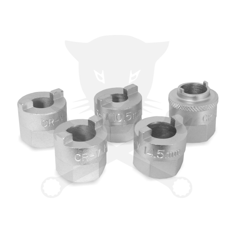 Lengéscsillapító anya nútoskulcs készlet 5 db-os