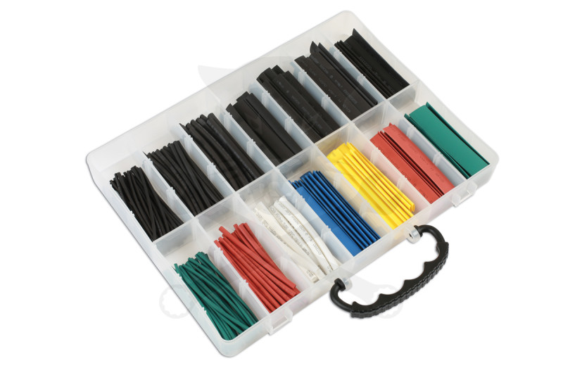 Hőzsugorcső 250 részes klt, színes, 89 mm 2-12 mm