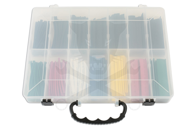 Hőzsugorcső 250 részes klt, színes, 89 mm 2-12 mm