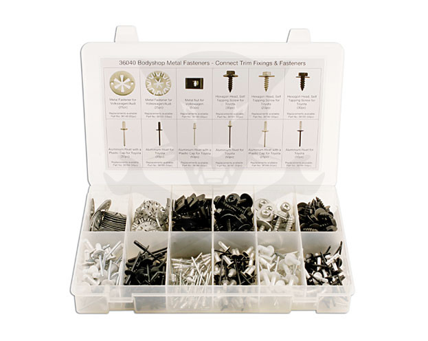 Állványos patent készlet - 6 db ÁLTALÁNOS patentkészlet + fém tároló