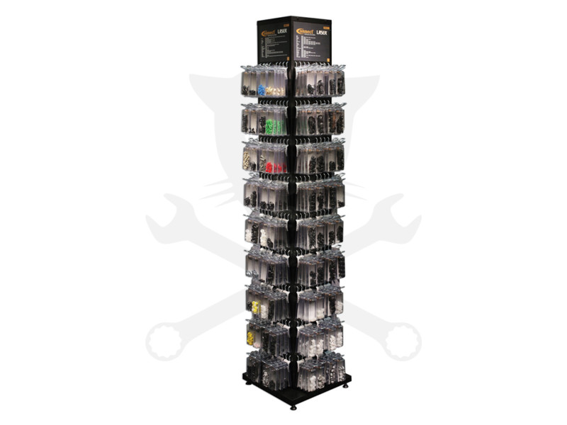 Műanyag patent állvány 484 Connect csomag és 12 db Laser termék