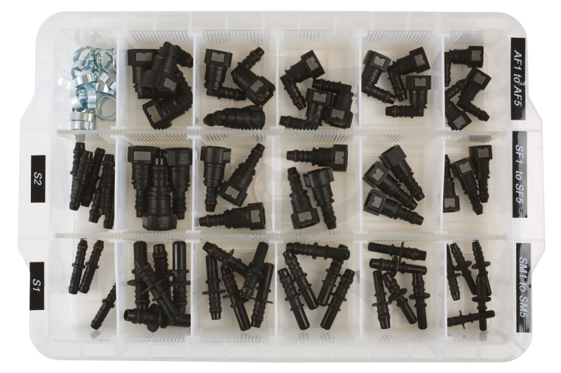 Üzemanyagcső és speciális gyors-csatlakozó szerviz készlet+ PRÉS