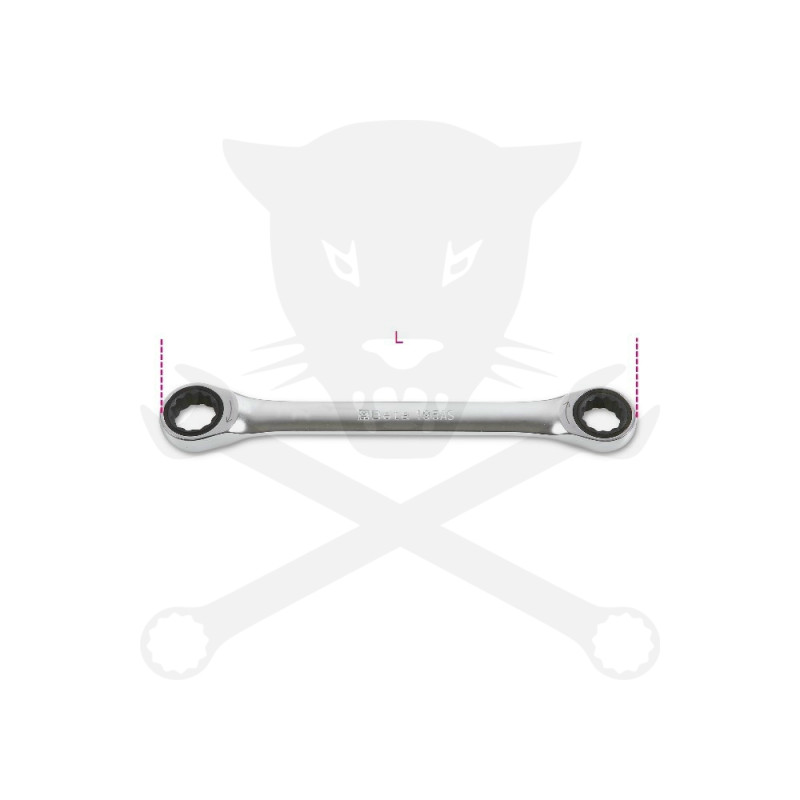 Csillag-csillagkulcs racsnis 5/16"x3/8" Beta (195AS/5/16)