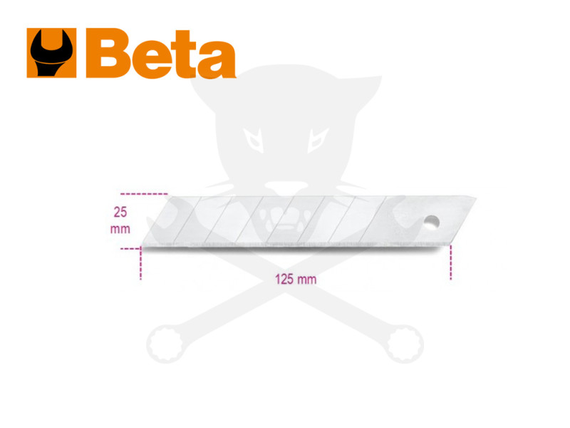 Penge BETA tördelhető 25 mm 10 db - dekor - ezüst - Beta