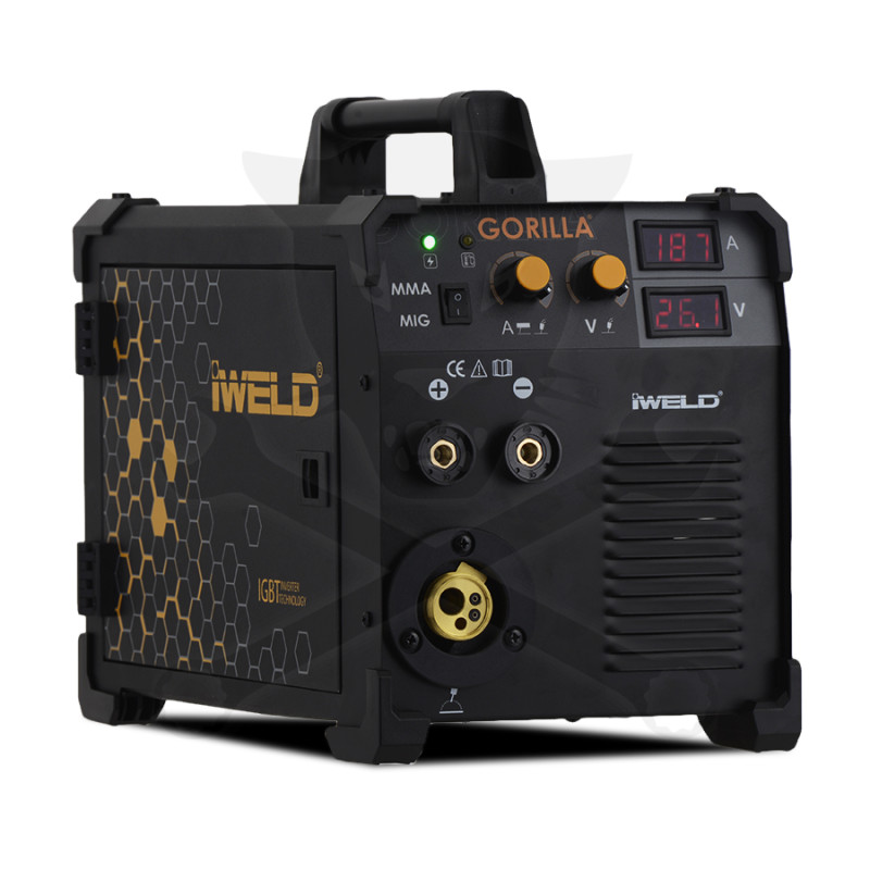 Hegesztő inverter Gorilla PocketMIG 195 Aluflux