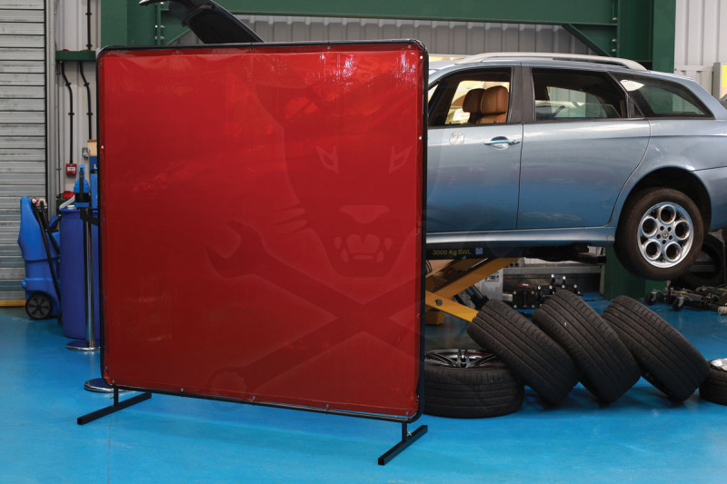 Hegesztőfüggöny 1740 x 1740 mm DIN EN1598