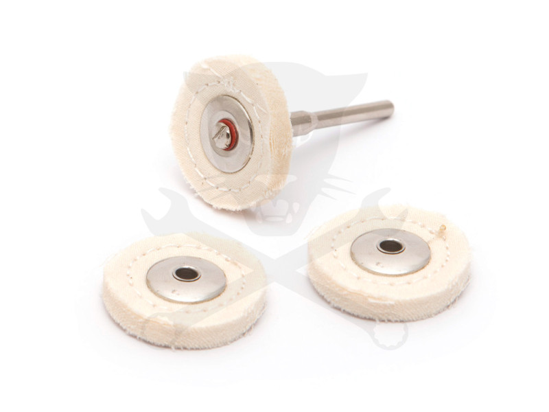 Multifunkciós mikrocsiszológéphez csapos polírkorong készlet 3,1 mm 4 r.