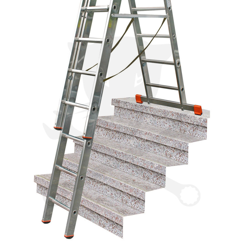 Létra ALU létrafokos sokcélú álló 3x 8 fokos - Krause Monto TRIBILO