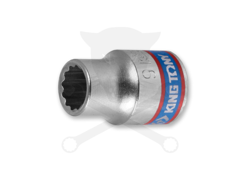 Dugókulcs - crowafej 3/8" 12 lap normál 09 mm