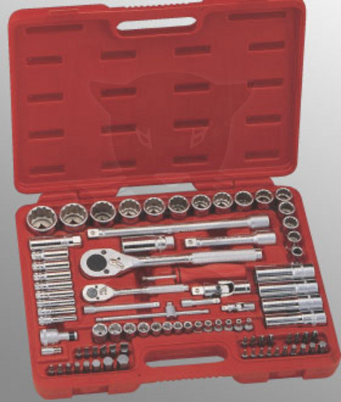 Dugókulcs készlet 1/4" - 1/2" 3-32 mm rövid+hosszú + bithegyek Genius