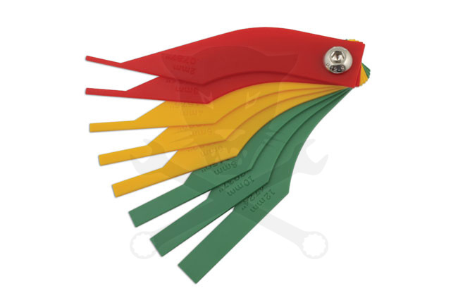 Fékbetét vastagságmérő szett - színjelőlt kivitel - Laser