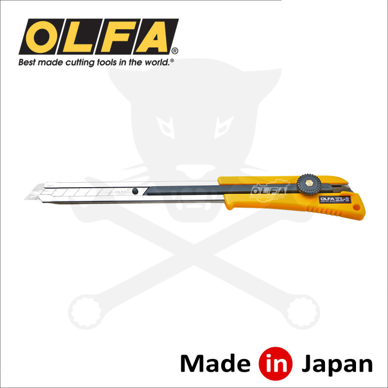 Vágókés OLFA 18 mm törh.penge, csavaros rögz. - extra hosszú