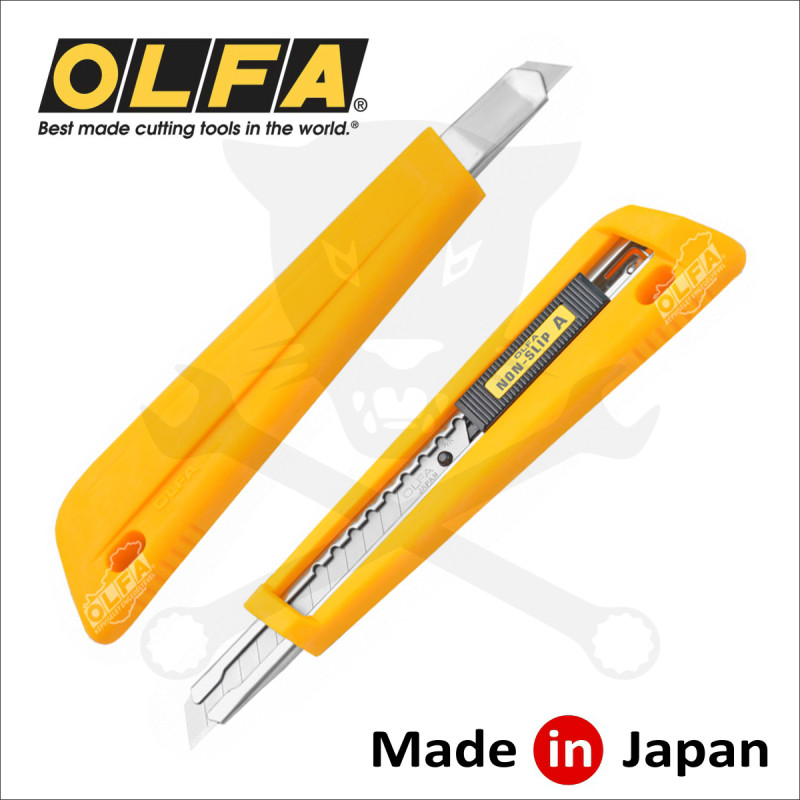 Vágókés OLFA 9 mm törh.penge, automata rögz. - ipari