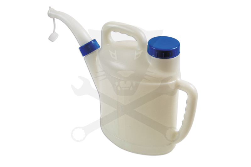 Olajbetöltő kanna 5 literes - skálázott - profi
