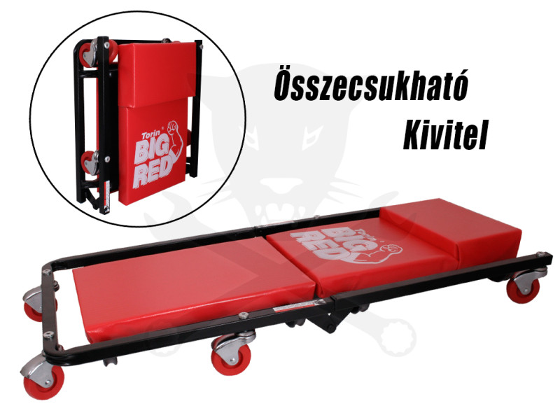 Aláfekvő fém 6 kerekű összecsukható kivitel 36"
