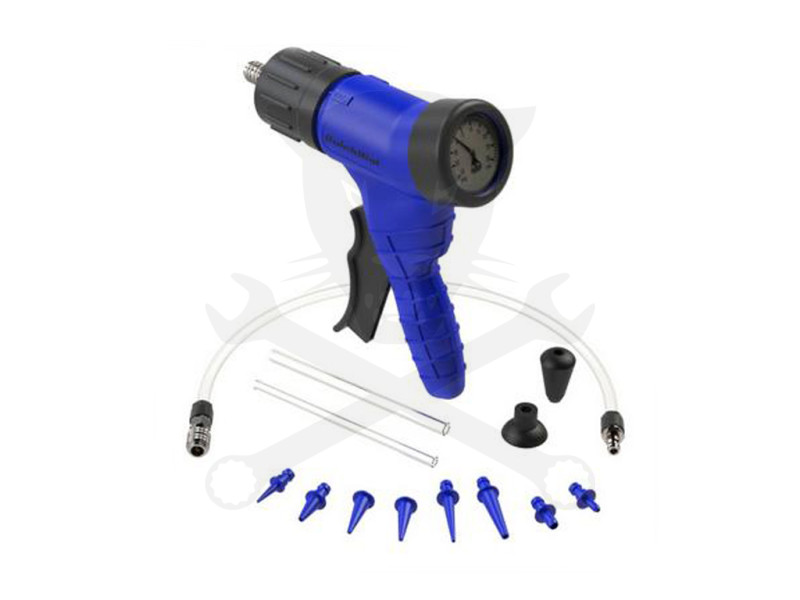 Vákuum- és nyomáspumpa készlet - profi diagnosztikai pumpa - Hubitools