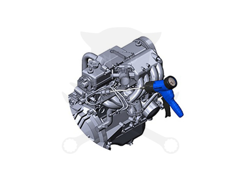 Vákuum- és nyomáspumpa készlet - profi diagnosztikai pumpa - Hubitools