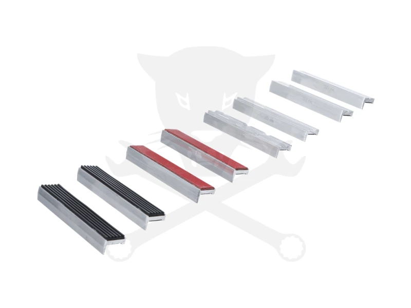 Satuhoz lágy-pofa 150 mm-es betét készlet 8 db-os - mágneses kivitel -BGS