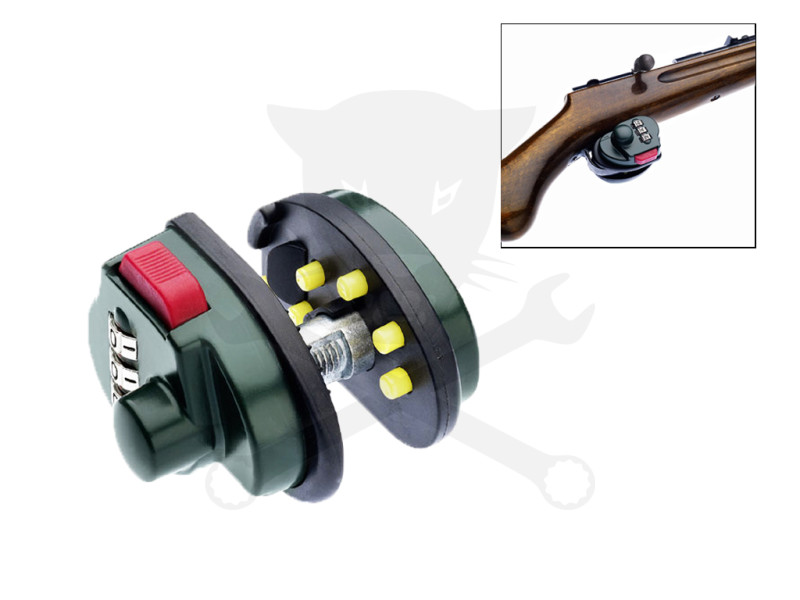 Biztonsági fegyverzár lakat - Számzáras