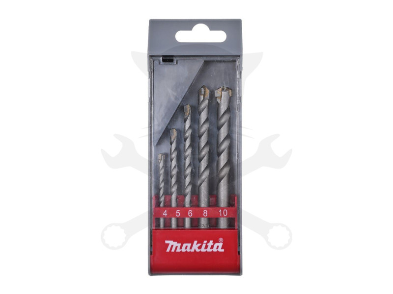 Kőzetfúró készlet 5 db-os 4-10 mm - hengeres - Makita