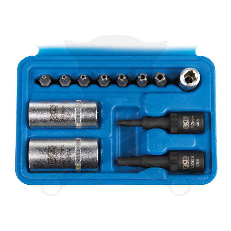 Dugókulcs és bithegy készlet klíma és ECU egység bontására - klímatech.