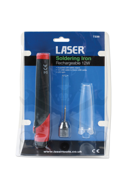 Forrasztópáka készlet újratölthető akkumulátorral - 12 W max.500°C -AT18