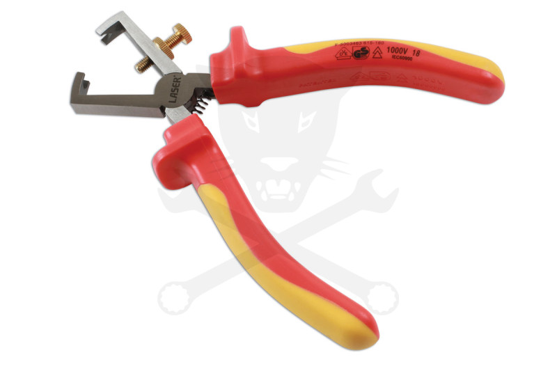 Szigetelt VDE 1000 V-os blankoló fogó - 160 mm