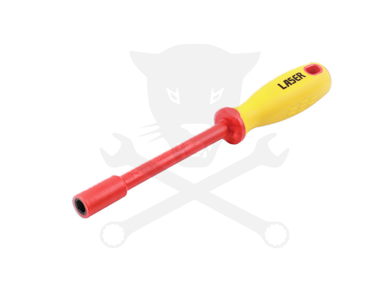 Szigetelt VDE 1000 V-os dugókulcs csavarhúzó 6 lapú 4 mm-es