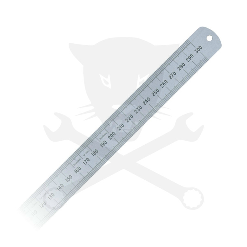 Vonalzó, acél, merev 600 mm x 25 mm metrikus és colos skálázás (KEN-518-3710K)