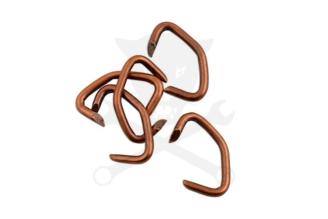 Fém kárpit-kapocs készlet 100 db kapocs - Gunson