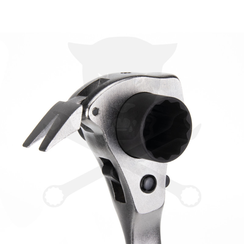 Crowa racsnis kulcs kettős 19x22 mm - Laser