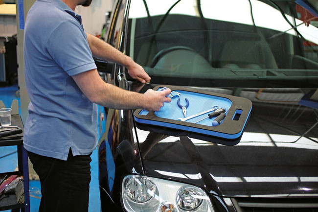 Szerszámtároló szivacs tálca - Laser