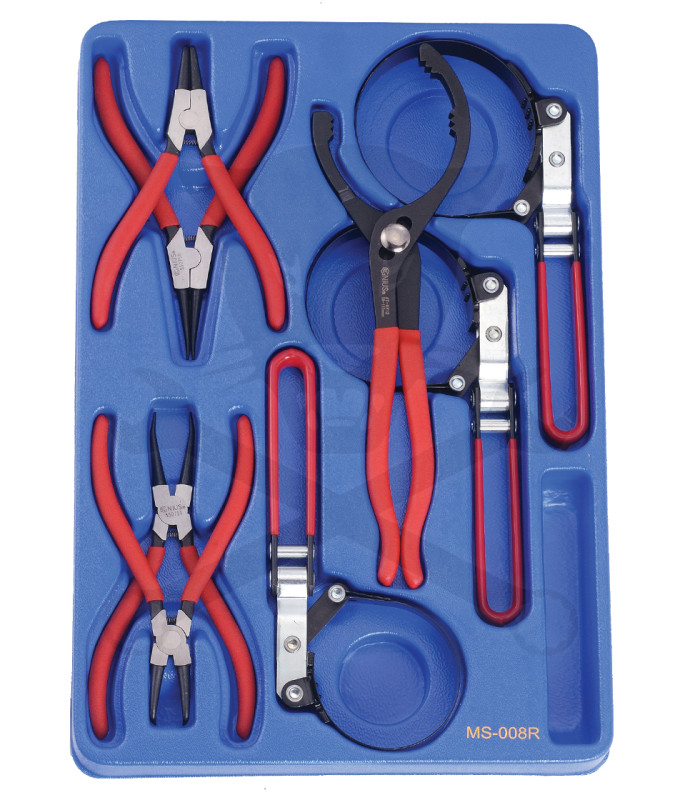 Tálcás Genius fogókészlet 8 db-os 1/2