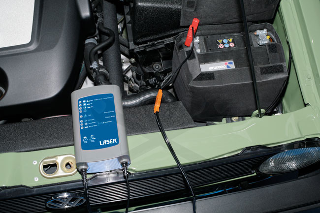 Akkumulátor töltő 12V - 10A - 4:1-ben Inteligens - Laser -TS20