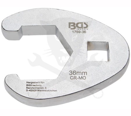 Villáskulcs nyitott 1/2"-os 36 mm