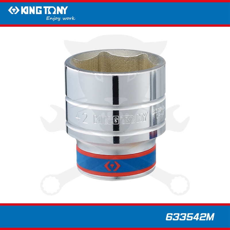 Dugókulcs - crowafej 3/4" 6 lap normál 42 mm KingTony