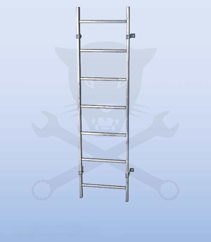 Aknalétra ACÉL létrafokos - 300 mm - 1x 9 fokos - Krause STABILO