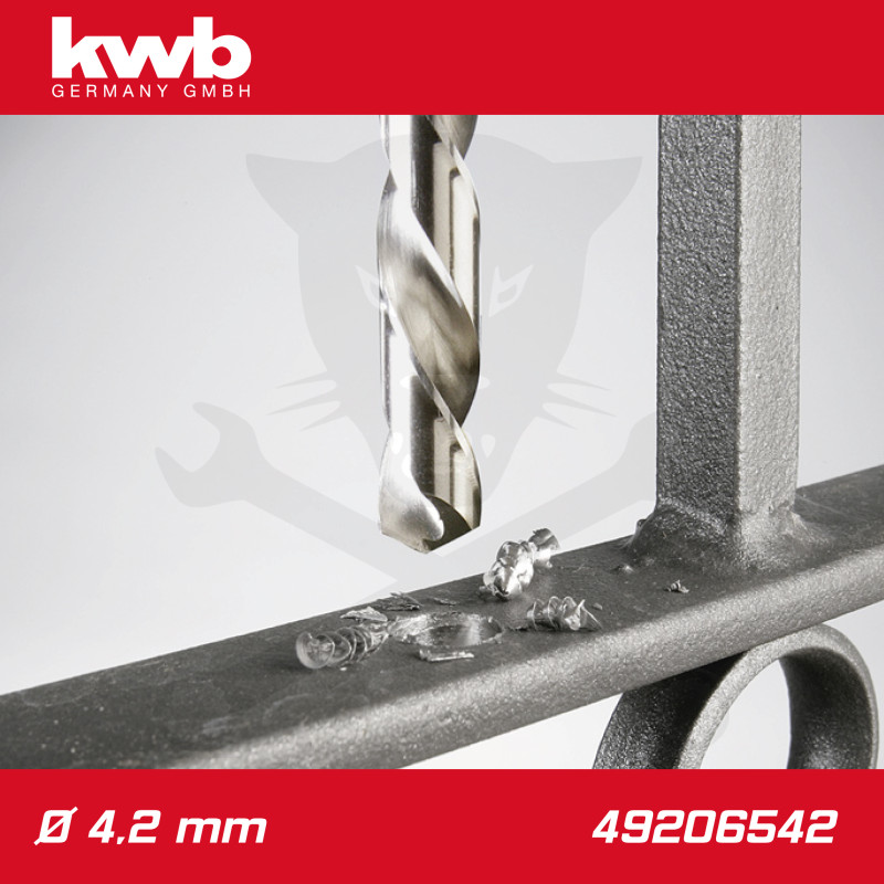 Csigafúró 4,2 mm HSS-G DIN 338 Silver Star, profi - KWB