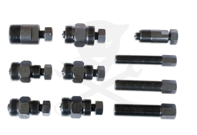 Motorkerékpár lendkerék lehúzó készlet 10 db-os 15 féle méret M14-M28