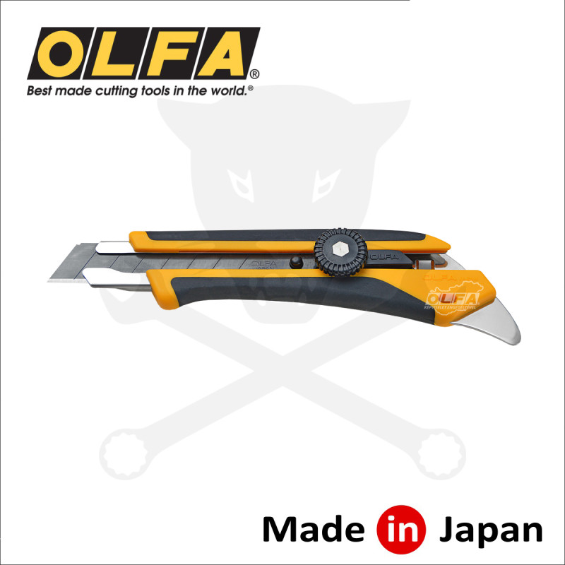Vágókés OLFA 18 mm törh.penge, csavaros rögz. - fémfüles XD